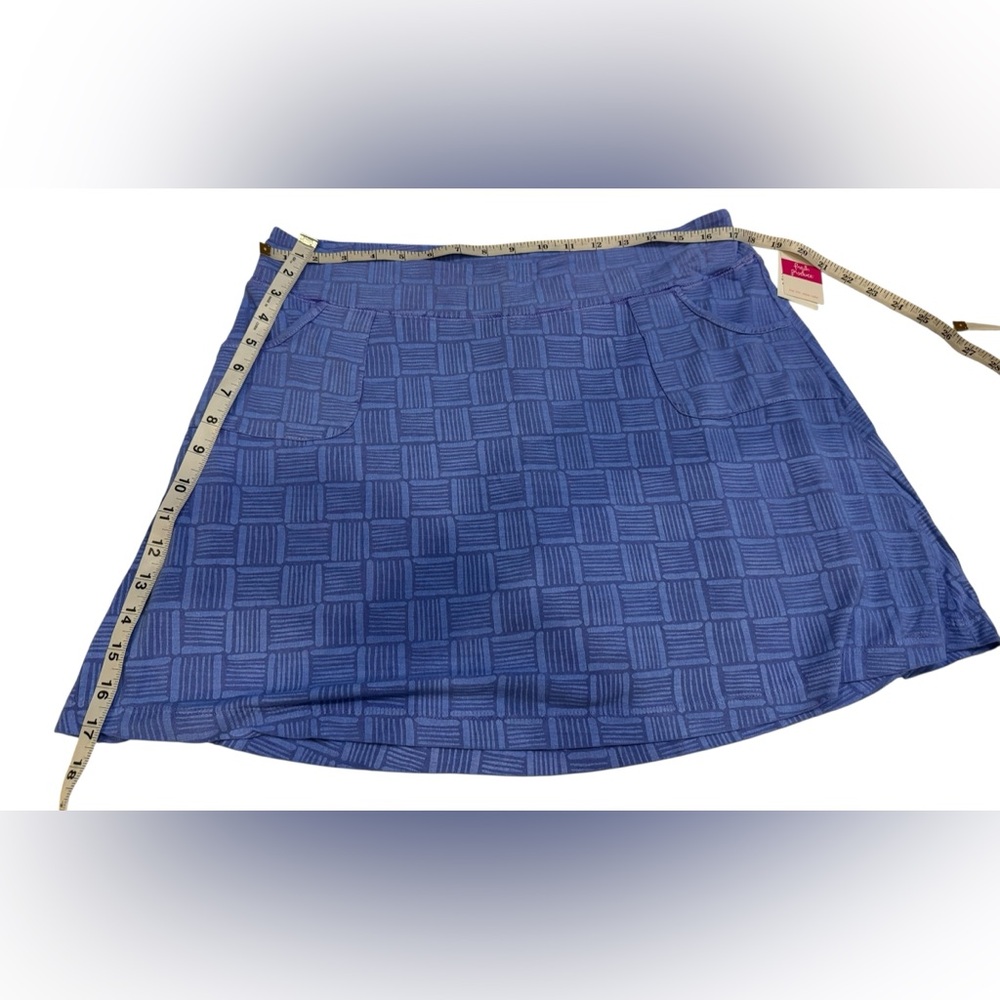 Fresh Produce Blue Textured Mini Skirt - Picture 3 of 4